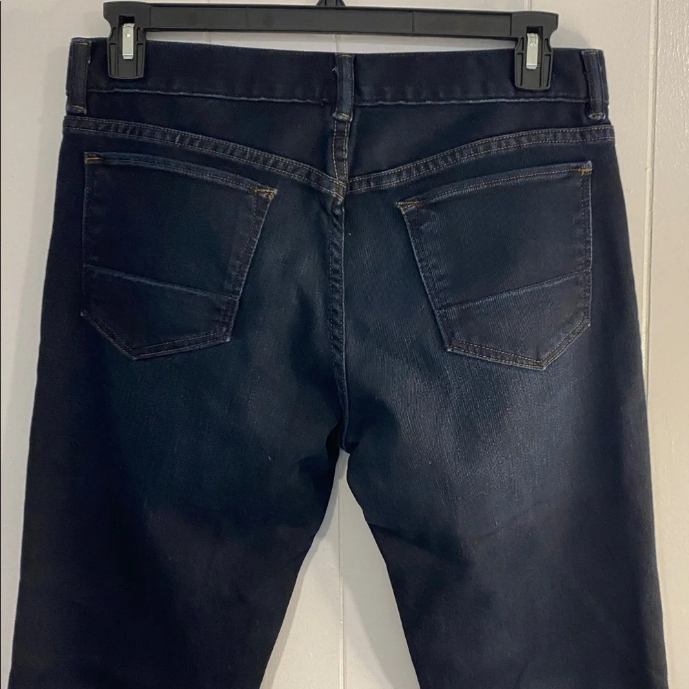 Banana Republic Traveler Slim Dark Wash Jeans 32x30 Stretch Very Dark Blue